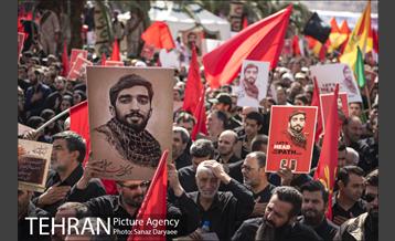 تشییع پیکر مطهر شهید محسن حججی 1