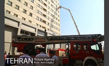 حادثه آتش سوزی برج پارامیس 1