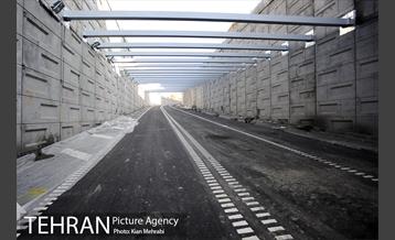 زیرگذر استاد معین قبل از افتتاح 19