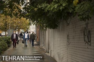 ترافیک تهران در یک روز بارانی 21