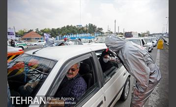 تست تب سنجی در خروجی تهران 6