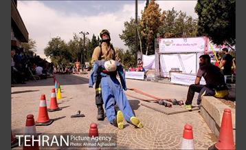 مسابقات عملیاتی ورزشی آتش نشانان تهران 10