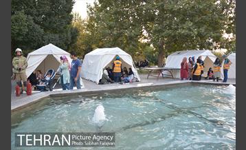 مانور زلزله امن و اسکان اضطراری منطقه 5 8