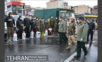 رزمایش مشترک سپاه و شهرداری تهران  16