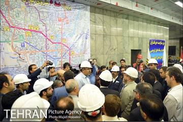 بازدید شهردار تهران از پایانه خط 6 مترو تهران -2 3