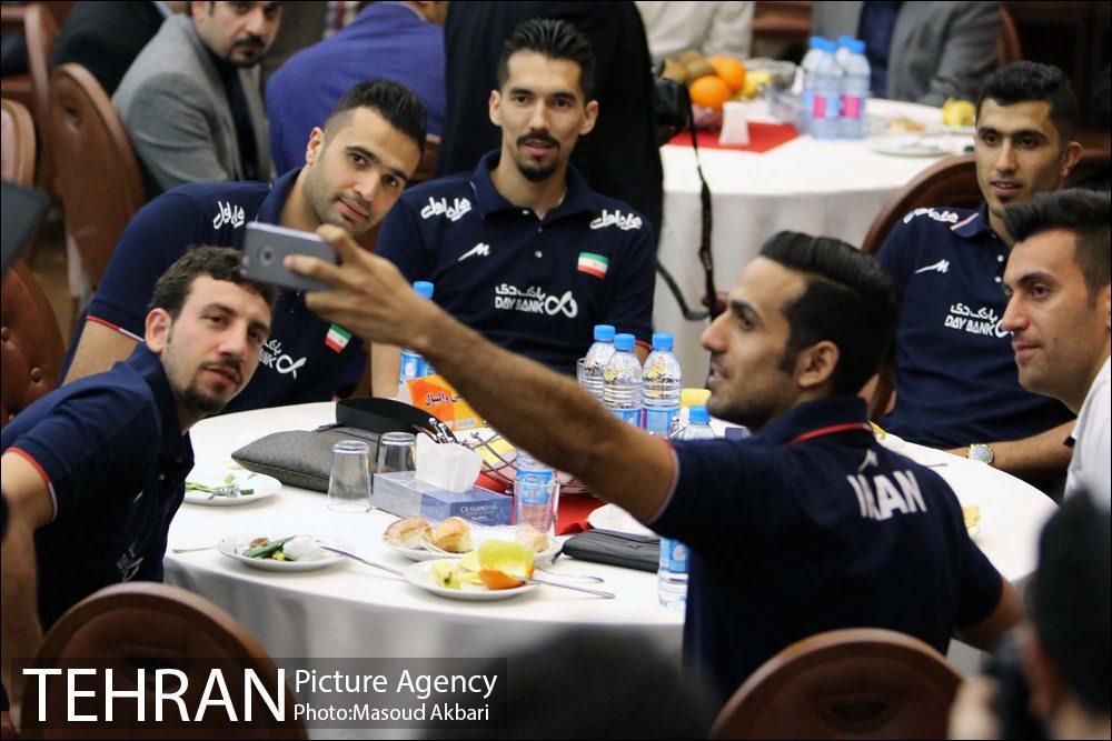 مراسم بدرقه تیم ملی والیبال 5