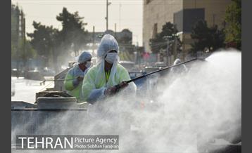 عملیات ضدعفونی معابر محله شوش  21