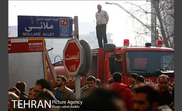 آتش سوزی در ساختمان برق حرارتی 2 43