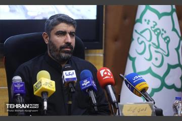 نشست خبری رییس سازمان بسیج شهرداری تهران 15