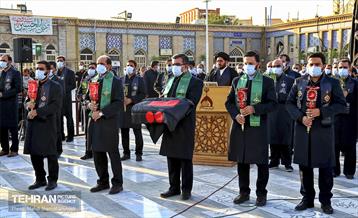 آیین تعویض پرچم حضرت عبدالعظیم حسنی(ع) 1