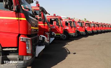 رونمایی از تجهیزات جدید سازمان آتش نشانی تهران  31