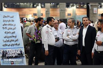 بازگشت تیم آتش‌نشانی شهرداری تهران از مسابقات بین‌المللی دانمارک 24
