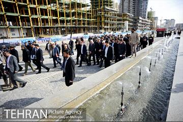 آیین بهره برداری از ۵۵ پروژه مدیریت شهری در منطقه ۲۲ تهران 7