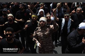 دسته عزاداری دانشگاه امام صادق(ع) در ظهر عاشورا 25