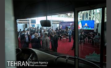 مراسم رونمایی از اتوبوس تمام برقی تولید داخل 27