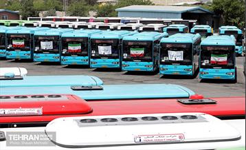 رونمایی از ۱۰۰ دستگاه اتوبوس ناوگان حمل و نقل عمومی شهر تهران 44