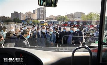 بازدید شهردار تهران از شرکت واحد اتوبوسرانی تهران 22