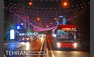 تونل نوری از میدان ونک تا بلوار میرداماد 14