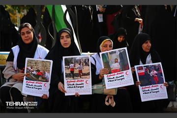 اجتماع جمعیت هلال احمر و کادر بهداشت و درمان در حمایت از مردم فلسطین 25