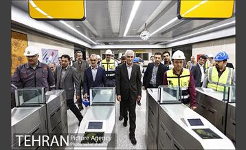 بازدید شهردار تهران از خط ۷ مترو  8