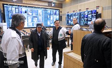 بازدید معاون خدمات شهری از سایت‌های برف‌روبی شهرداری تهران 34