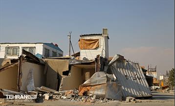 تخریب ساخت‌ و سازهای غیر مجاز محله خلازیل 14