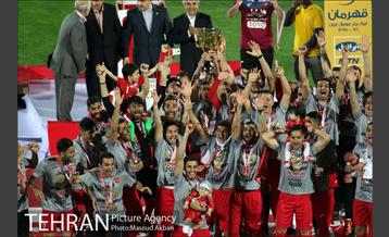 جشن قهرمانی تیم فوتبال پرسپولیس