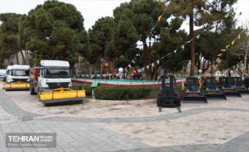 رونمایی از ماشین آلات سازمان مدیریت پسماند 40