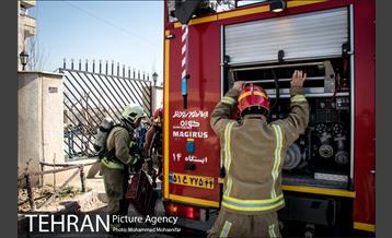 مانور عملیاتی آتشنشانان جنوب تهران 2