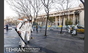 ضد عفونی و پاکسازی بازار تهران 13