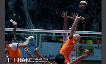 دیدار تیم‌های والیبال سایپا تهران و شهرداری ارومیه