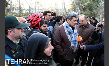 حضور پیروز حناچی در برنامه دوچرخه سواری روز هوای پاک در بوستان لاله 9