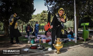 روز طبیعت در پارک ساعی و حاشیه اتوبان مدرس  18