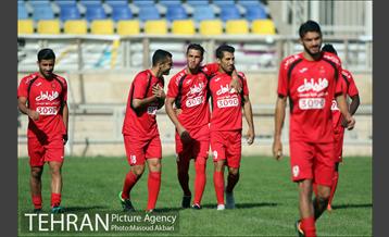 تمرین تیم فوتبال پرسپولیس
