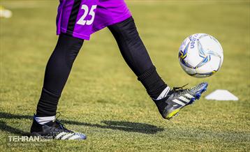 تمرین تیم ملی فوتبال زنان 16