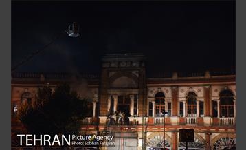 آتش سوزی ساختمان میدان حسن آباد-2‎ 3