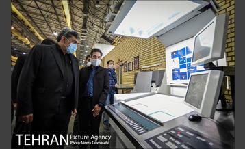 بازدید شهردار از چاپخانه همشهری 8