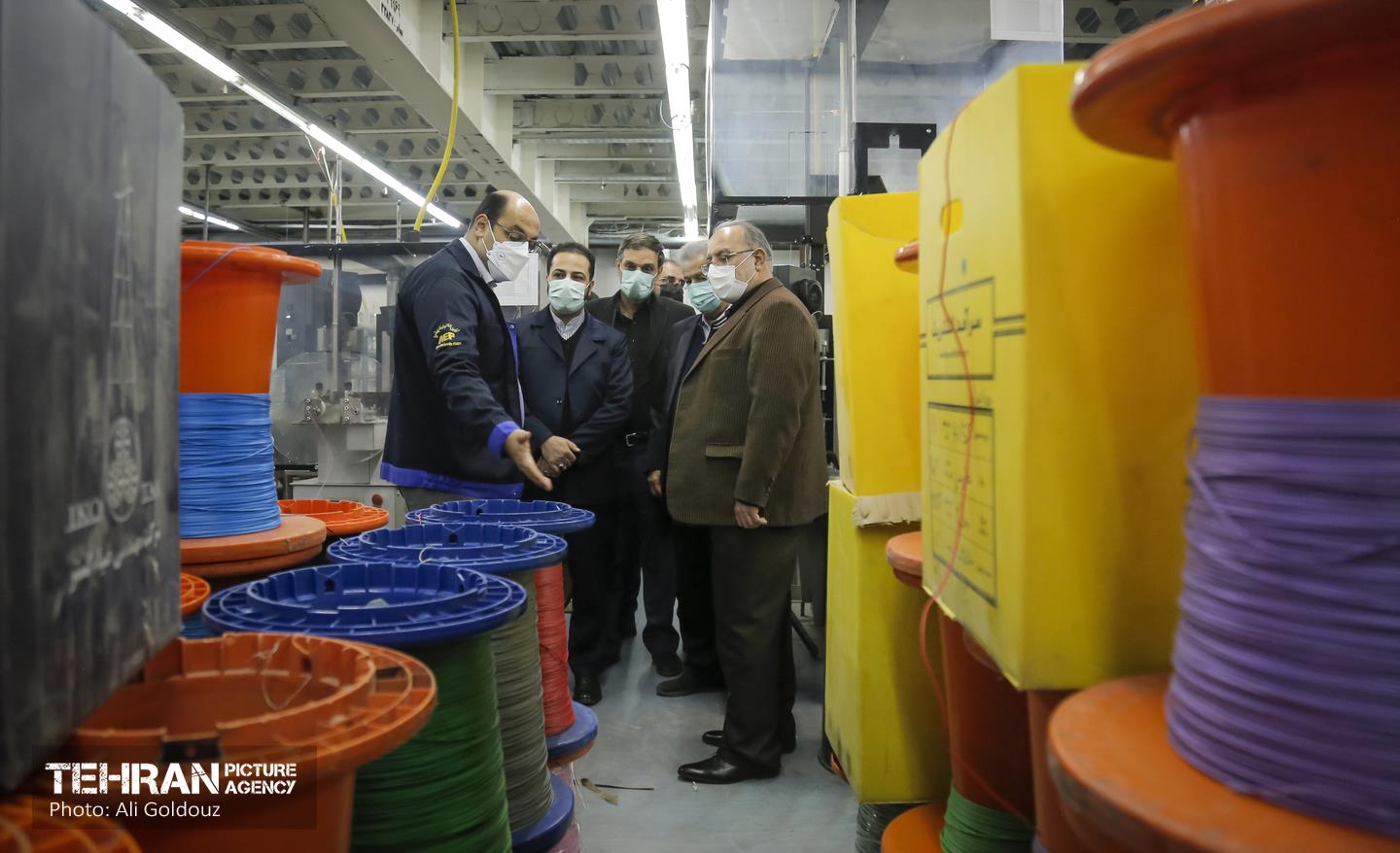 بازدید شهردار منطقه 21 از گروه صنعتی برنز 22