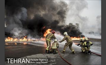 مانور عملیاتی اطفای حریق 18