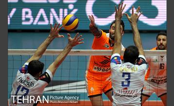 دیدار تیم های والیبال پیکان تهران و سایپا تهران
