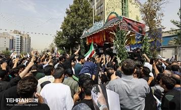 تشییع پیکر شهید اسماعیل هنیه در تهران - 2 13