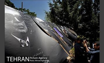 وداع باشکوه مردم با عباس کیارستمی 28