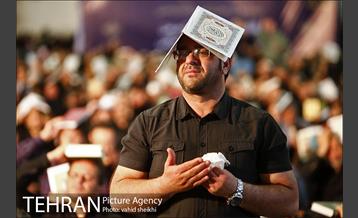 مراسم احیای شب بیست‌ویکم رمضان در مصلی تهران  30