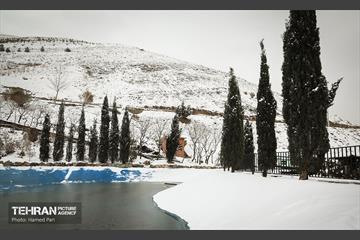 روز برفی در آبشار تهران 37