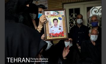 مراسم تشییع آتش نشان شهید مرتضی حیدری 14