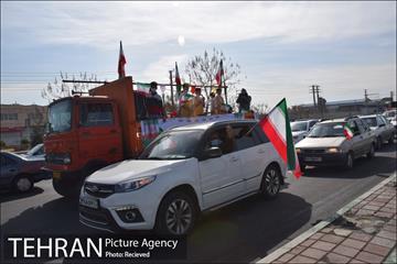 راهپیمایی 22 بهمن در منطقه بیست 9