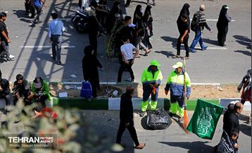 خدمت‌رسانی شهرداری تهران به جاماندگان اربعین حسینی(ع) 17