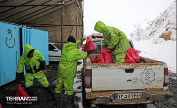 عملیات برف‌روبی در پایتخت 17