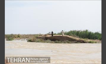 بازدید شهردار تهران از منطقه سیل زده پل قدرت آباد دشت آزادگان 10