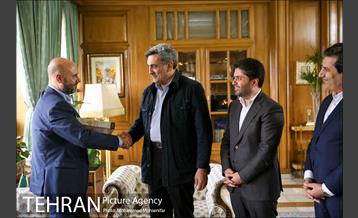 دیدار دبیر کل متروپلیس با شهردار تهران 12